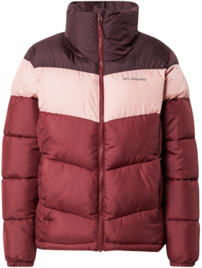 COLUMBIA Outdoorová bunda 'Puffect II'  ružová / vínovo červená / tmavočervená