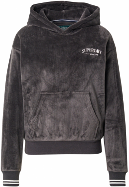 Superdry Mikina 'COUNTRY CLUB'  čierna / biela