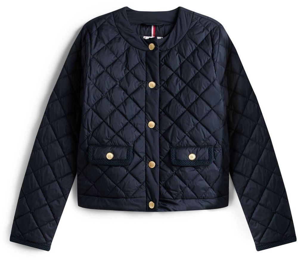 TOMMY HILFIGER Prechodná bunda  tmavomodrá