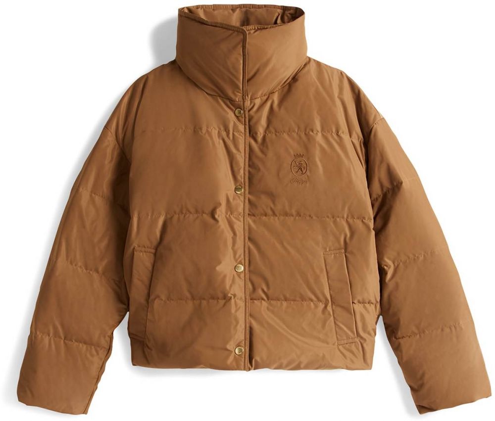 TOMMY HILFIGER Prechodná bunda  hnedá