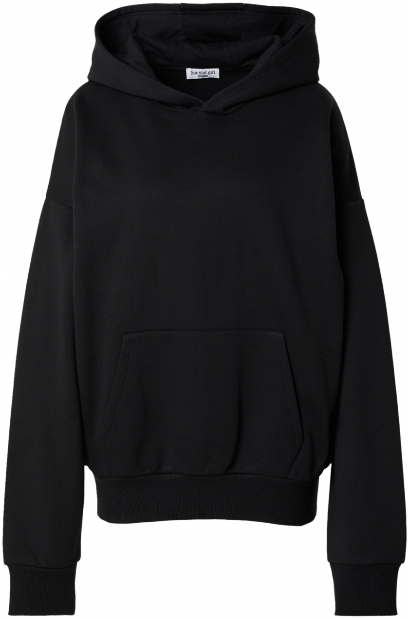 FIVE STAR GIRL Mikina 'ESSENTIALS HOODIE'  čierna