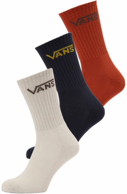 VANS Ponožky 'CLASSIC'  tmelová / tmavomodrá / hnedá / homárová