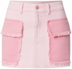 FIVE STAR GIRL Sukňa 'UTILITY DENIM SKIRT'  ružová