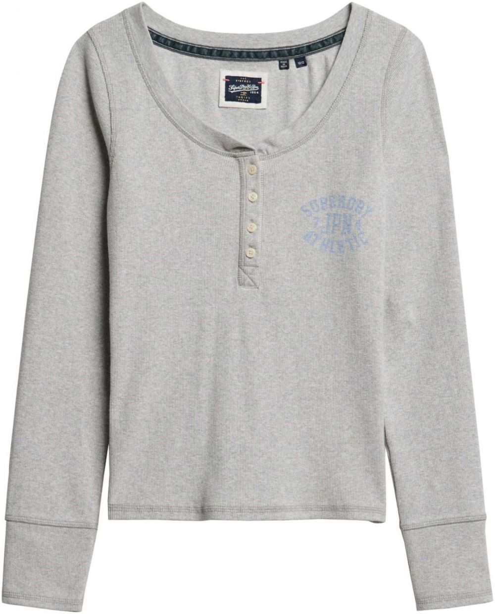 Superdry Tričko 'Athletic'  kráľovská modrá / sivá melírovaná