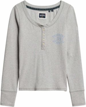 Superdry Tričko 'Athletic'  kráľovská modrá / sivá melírovaná