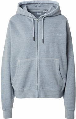 Superdry Tepláková bunda 'Essential'  dymovo modrá