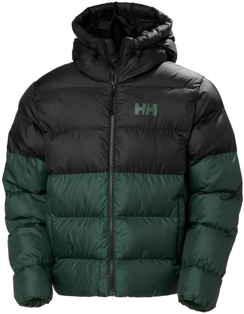 HELLY HANSEN Zimná bunda  tmavozelená / čierna