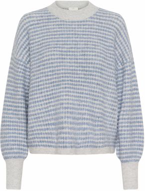 Kaffe Sveter 'Ellery'  svetlomodrá / svetlosivá