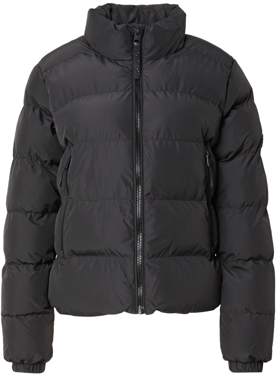 Superdry Prechodná bunda  čierna / biela