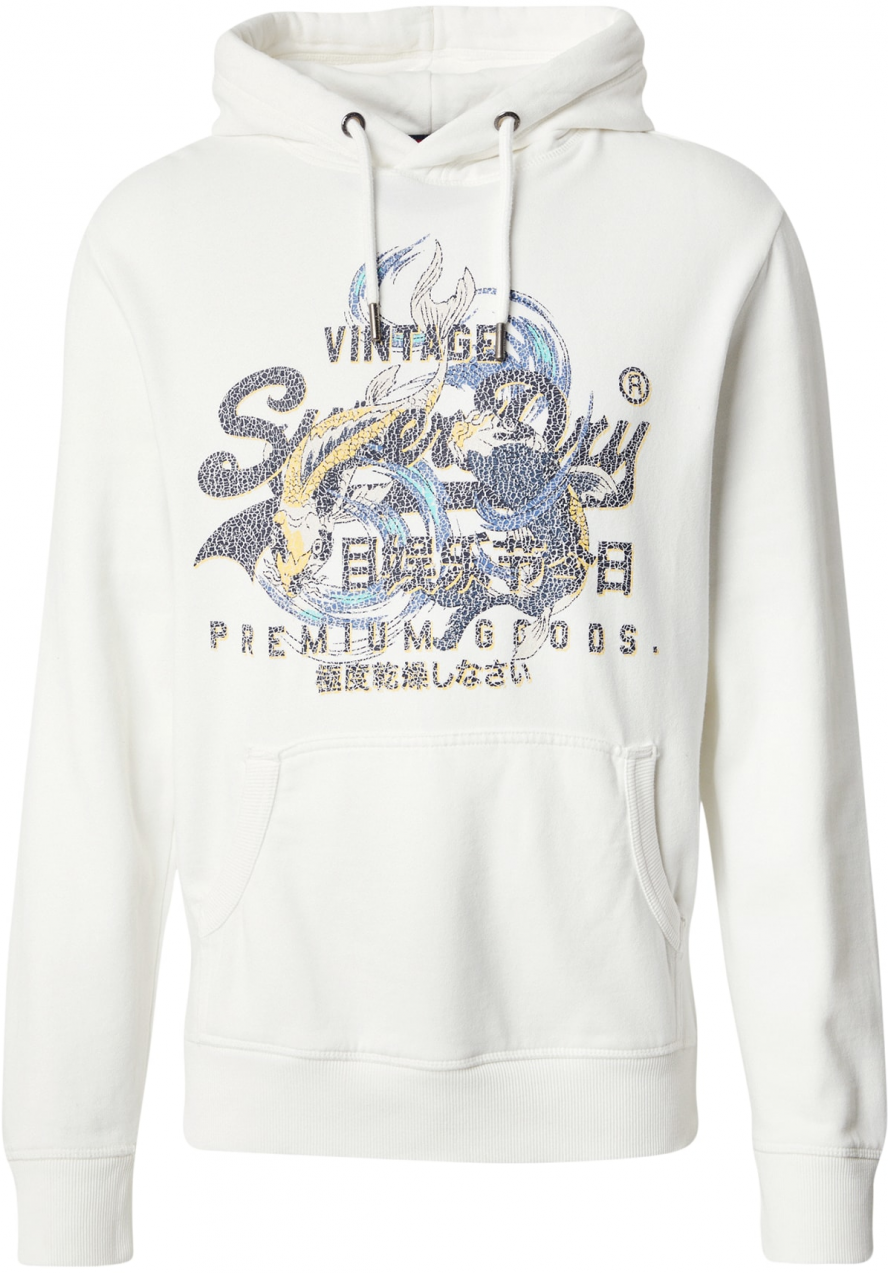 Superdry Mikina 'TOKYO'  zlatá žltá / svetlosivá / petrolejová / čierna