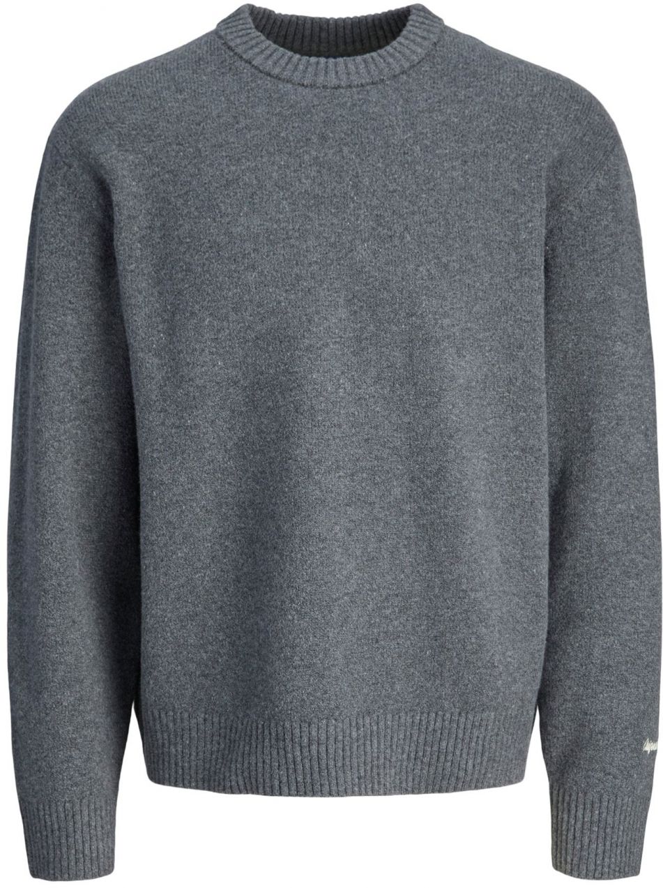 JACK & JONES Sveter 'JORNORREBRO'  tmavosivá