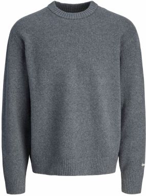 JACK & JONES Sveter 'JORNORREBRO'  tmavosivá