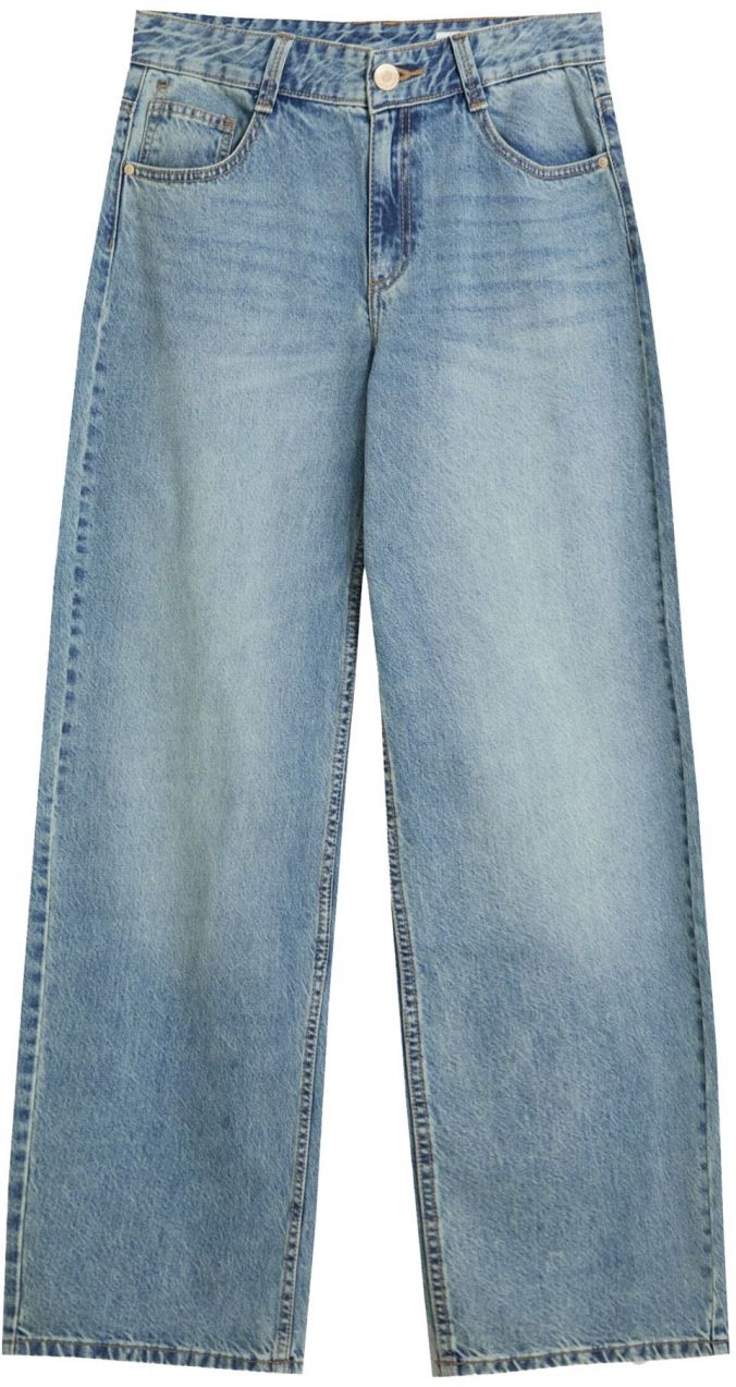 Bershka Džínsy  modrá denim