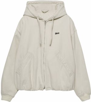 Pull&Bear Prechodná bunda 'STWD'  čierna / biela