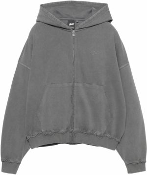 Pull&Bear Tepláková bunda  sivá