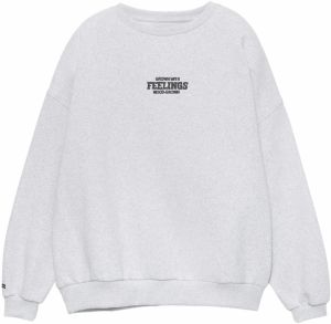 Pull&Bear Mikina 'PACIFIC'  svetlosivá / čierna