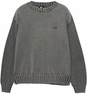 Pull&Bear Sveter 'STWD'  sivá melírovaná