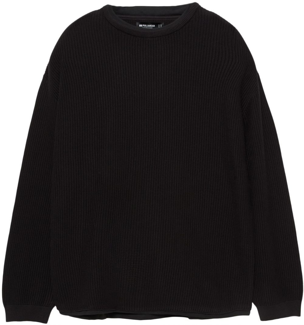 Pull&Bear Sveter  čierna