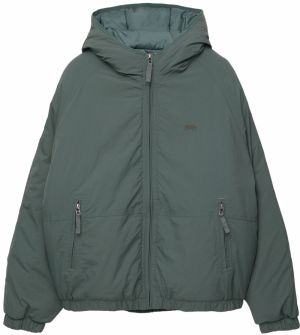 Pull&Bear Zimná bunda 'STWD'  tmavozelená