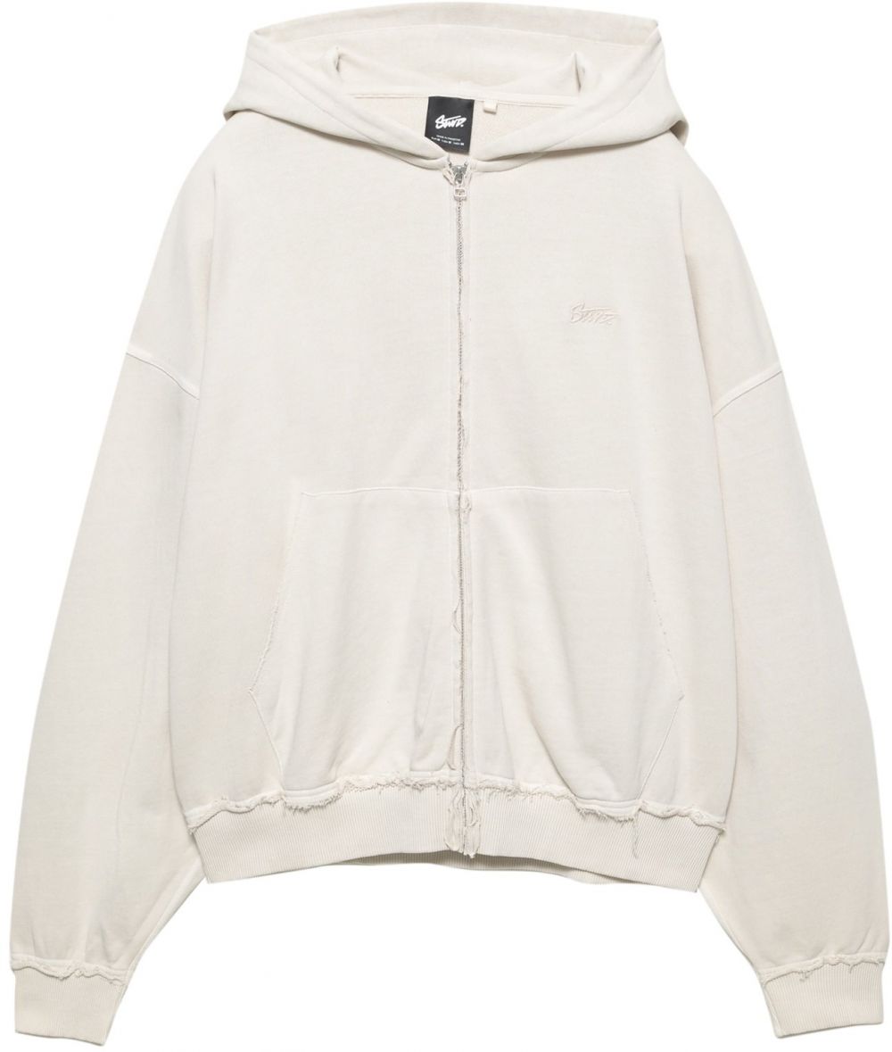 Pull&Bear Tepláková bunda  svetlobéžová