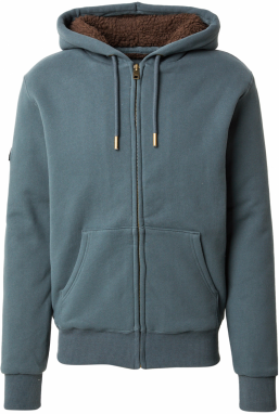 Superdry Tepláková bunda 'BORG'  čadičová