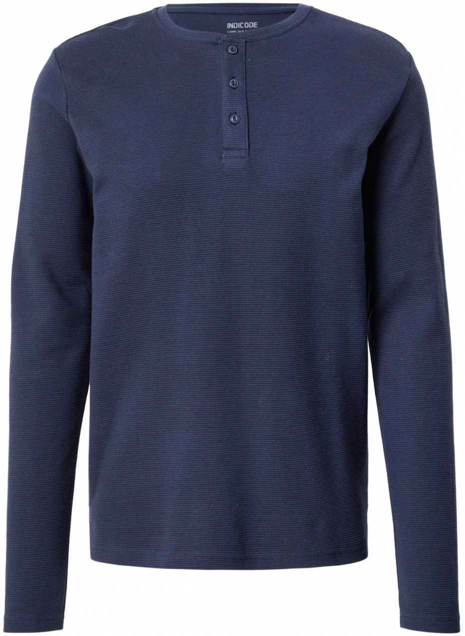 INDICODE JEANS Tričko 'Erikos'  námornícka modrá