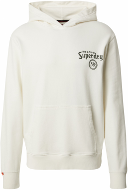Superdry Mikina 'TOKYO'  čierna / biela
