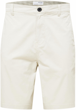 SELECTED Chino nohavice  šedobiela