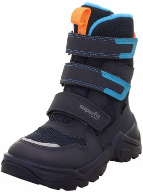 SUPERFIT Snehule 'SNOW MAX'  námornícka modrá / svetlomodrá / oranžová
