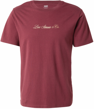 LEVI'S ® Tričko 'Classic Graphic Tee'  béžová / karmínovo červená
