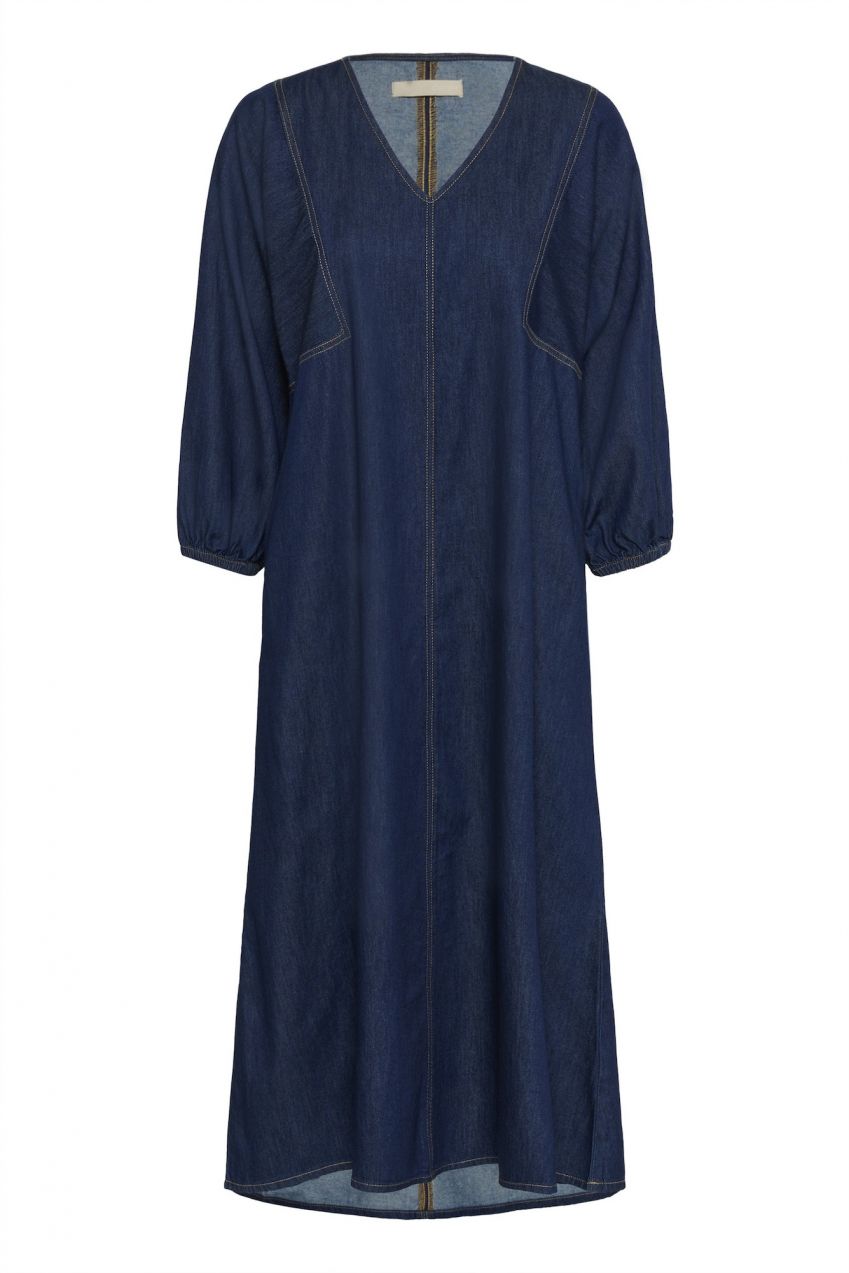 CULTURE Šaty  modrá denim