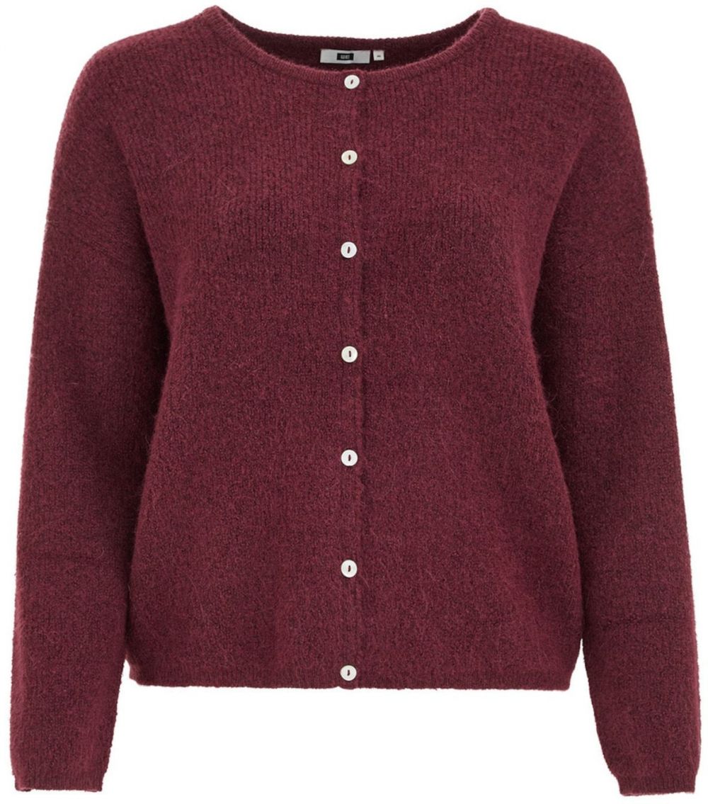WE Fashion Sveter  burgundská / vínovo červená