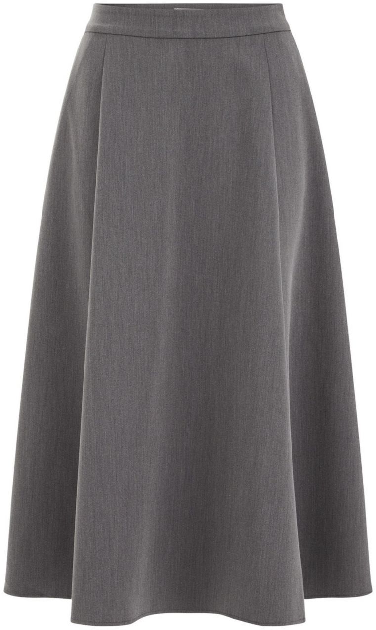 WE Fashion Sukňa  tmavosivá