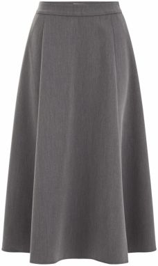 WE Fashion Sukňa  tmavosivá