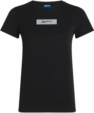 KARL LAGERFELD JEANS Tričko  sivá / čierna