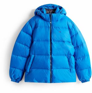 Tommy Jeans Prechodná bunda 'Essential'  azúrová