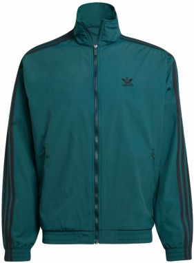 ADIDAS ORIGINALS Prechodná bunda 'Adicolor Firebird'  tmavozelená / čierna