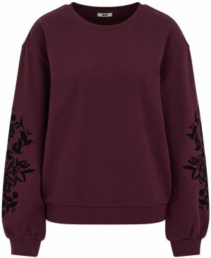 WE Fashion Mikina  baklažánová