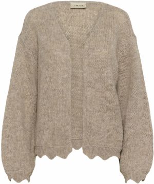 Cream Kardigán 'Niso'  béžová melírovaná