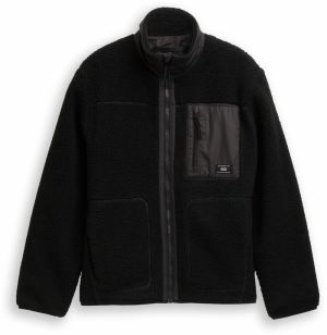 TOM TAILOR DENIM Flisová bunda  čierna