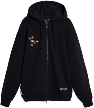 Desigual Tepláková bunda 'Mickey Mouse'  žltá / červená / čierna / biela