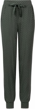 Hunkemöller Pyžamové nohavice  jedľová / biela