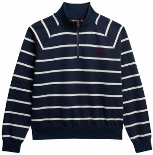 Superdry Mikina 'Athletic Essentials'  námornícka modrá / biela