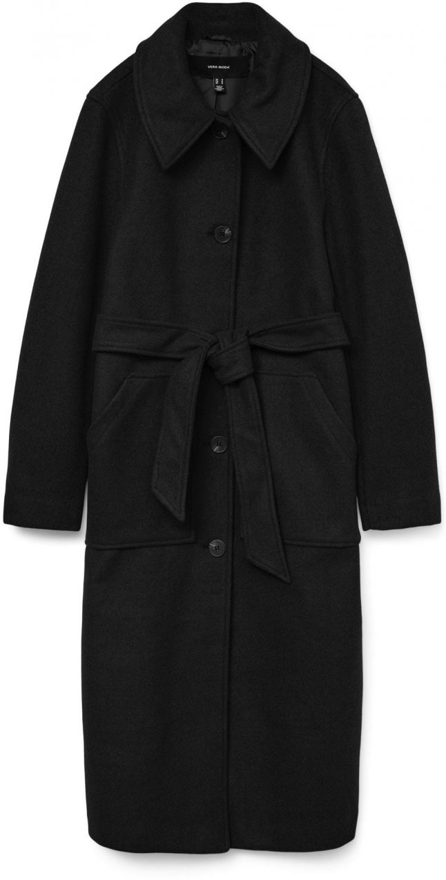 VERO MODA Prechodný kabát 'VMFORTUNEPARIS'  čierna