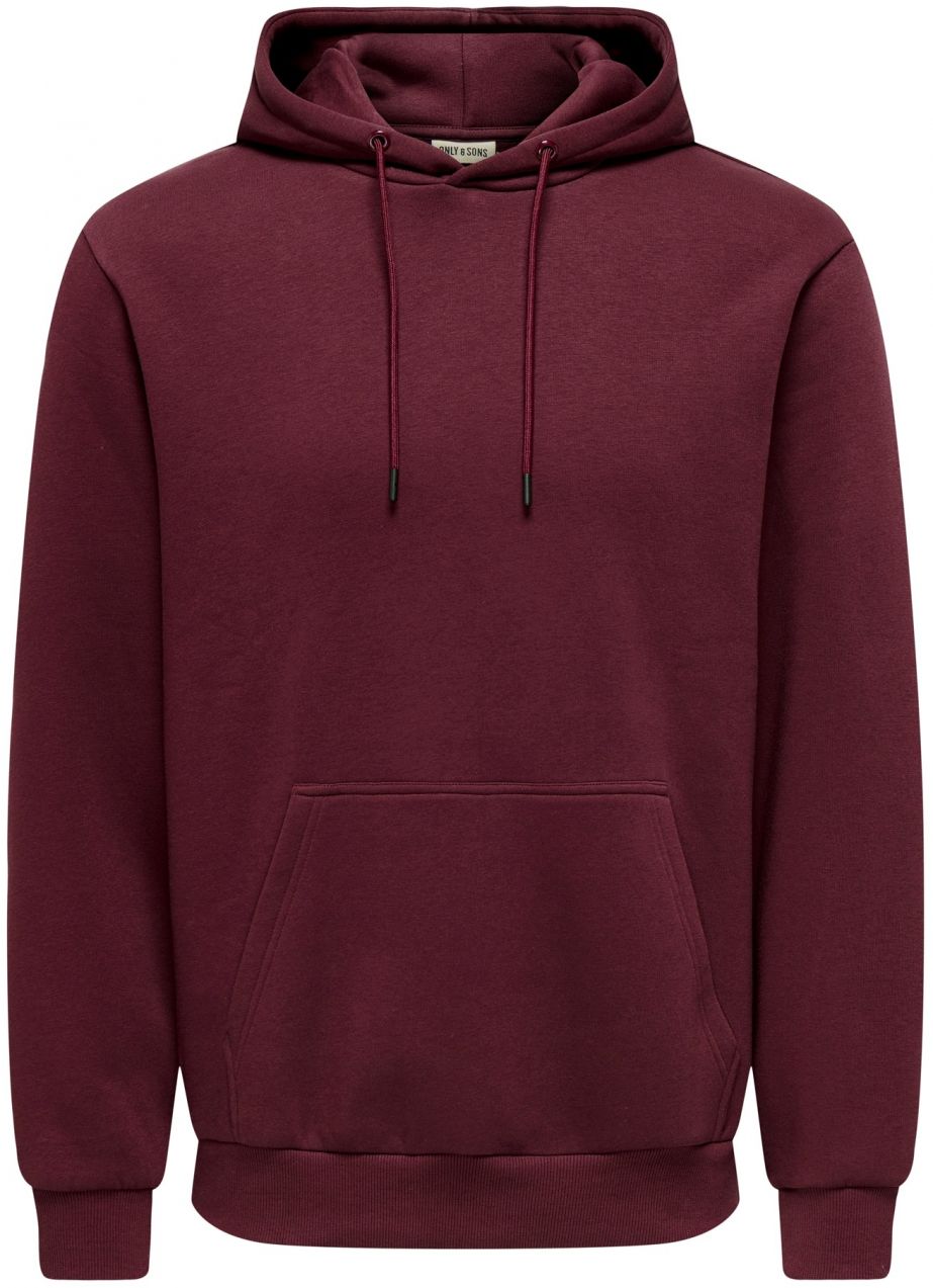 Only & Sons Mikina 'ONSCERES'  vínovo červená