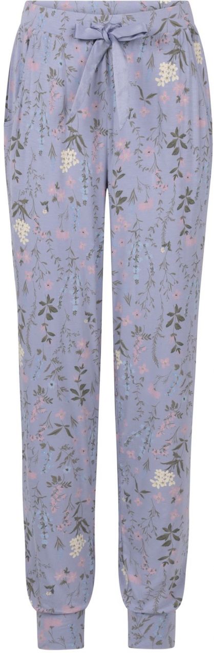 Hunkemöller Pyžamové nohavice  béžová / zelená / svetlofialová / púdrová
