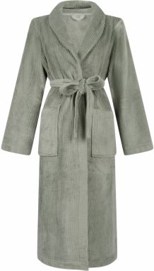 Hunkemöller Dlhý župan  pastelovo zelená