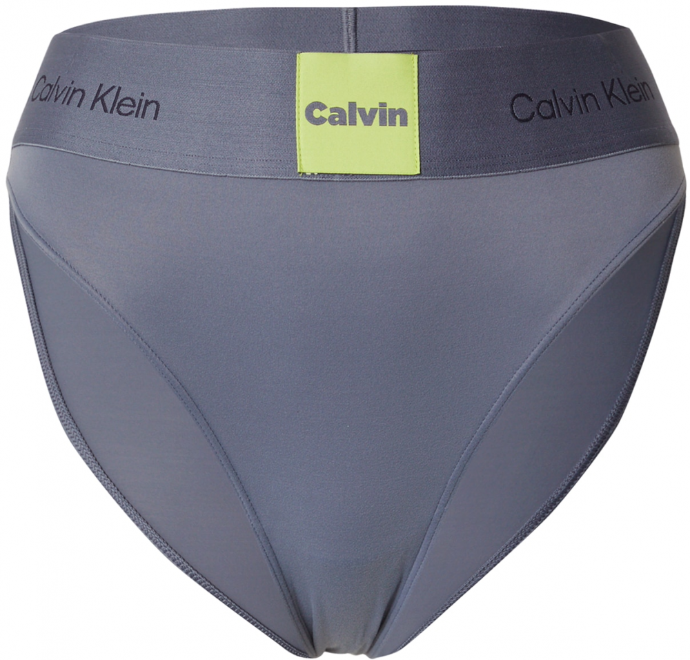 Calvin Klein Bikinové nohavičky  dymovo modrá / svetlozelená