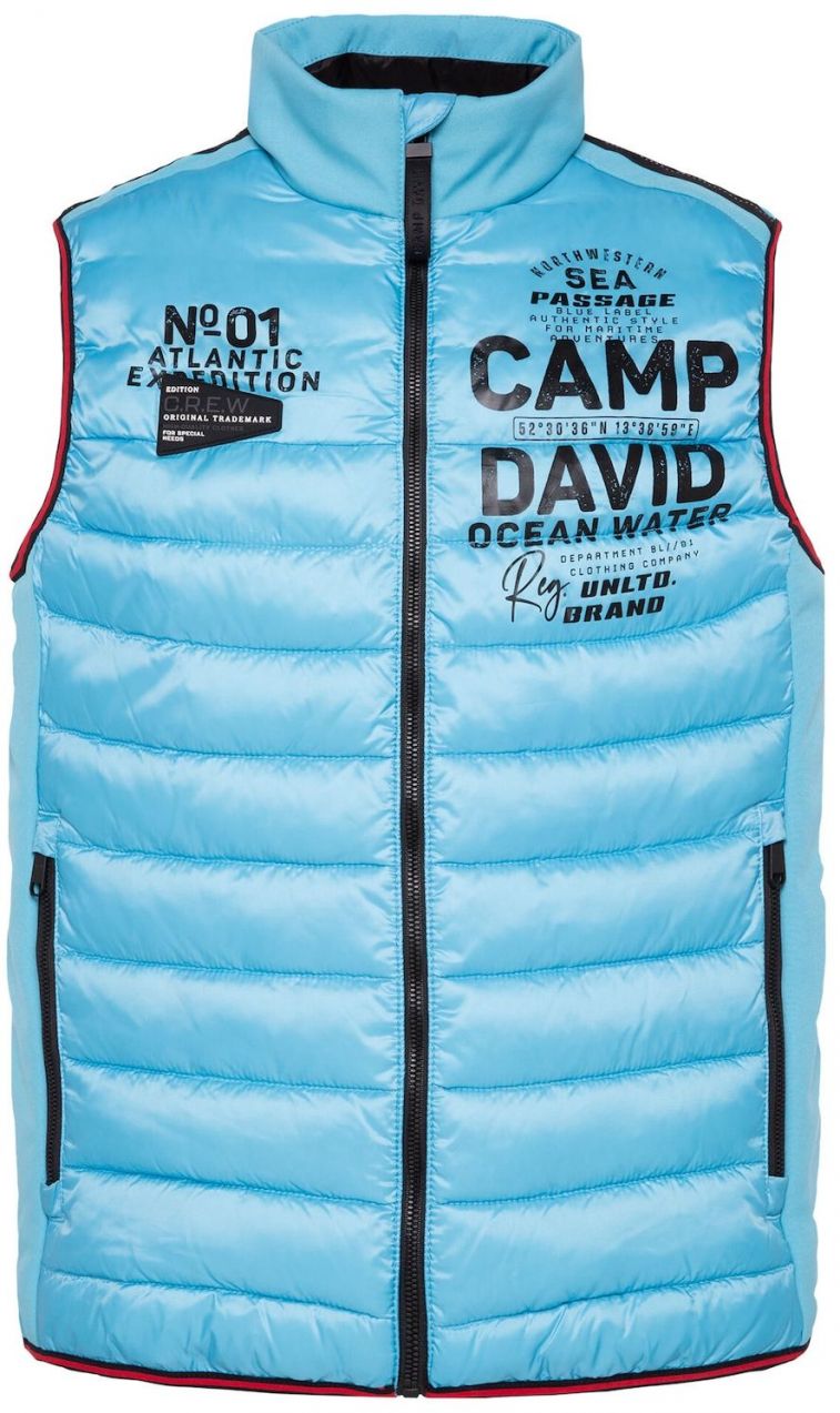 CAMP DAVID Vesta  námornícka modrá / nebesky modrá