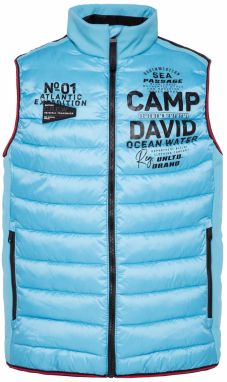 CAMP DAVID Vesta  námornícka modrá / nebesky modrá